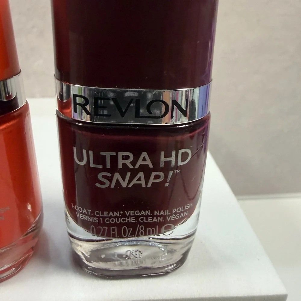 💙3/$20 Revlon Ultra HD Snap! Nail Polish Trio - Yellow, Orange, Burgundy